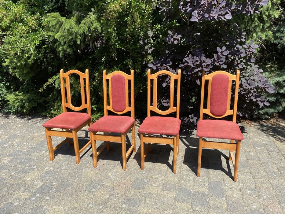 Krzesła drewniane 4sztuki