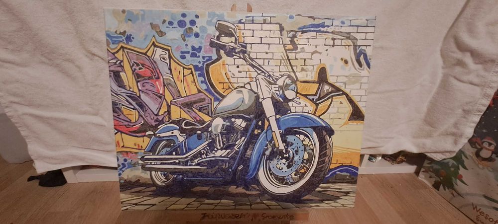 Malowanie po numerach Harley-Davidson