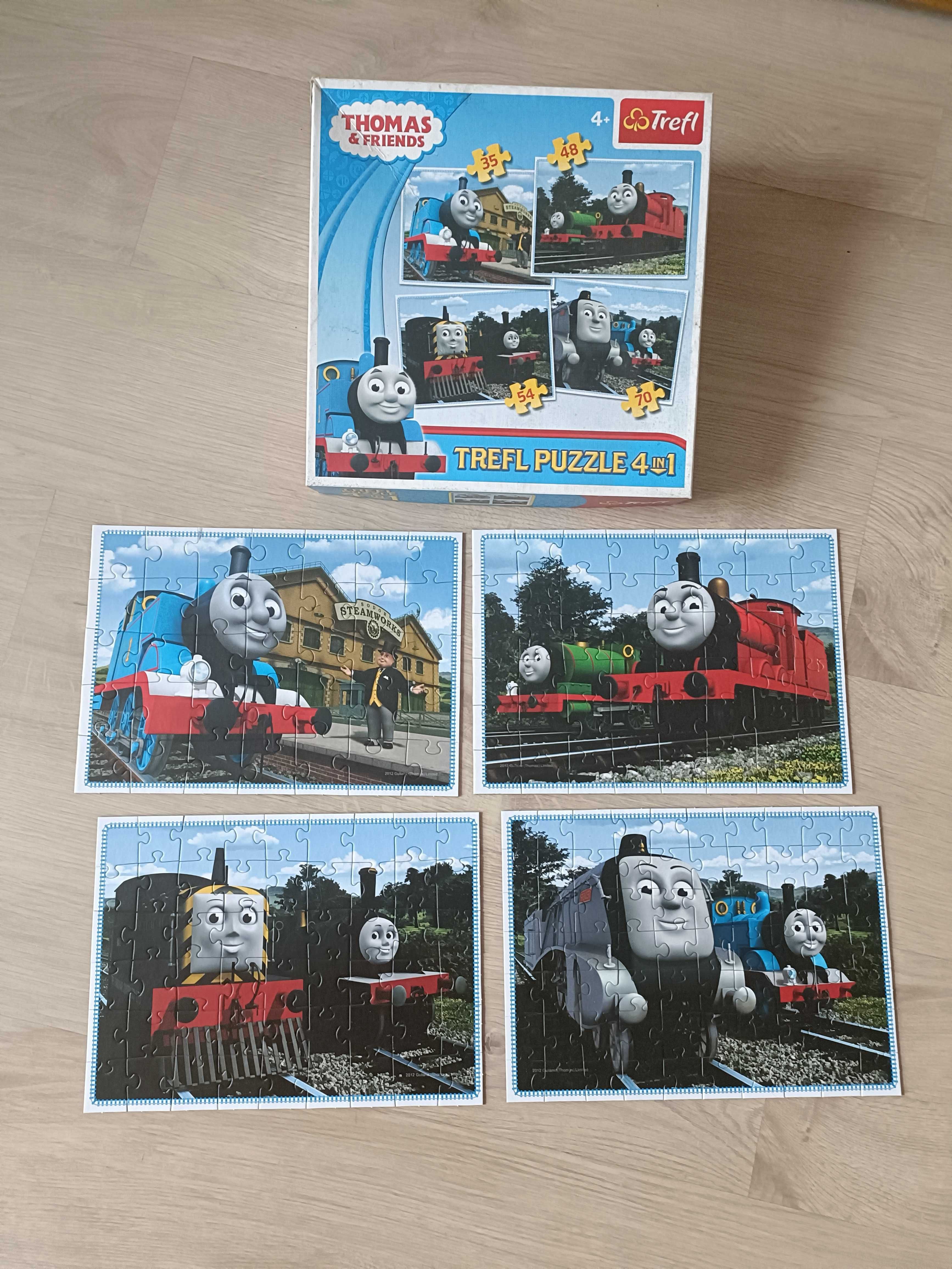 4 układanki Tomek i przyjaciele puzzle