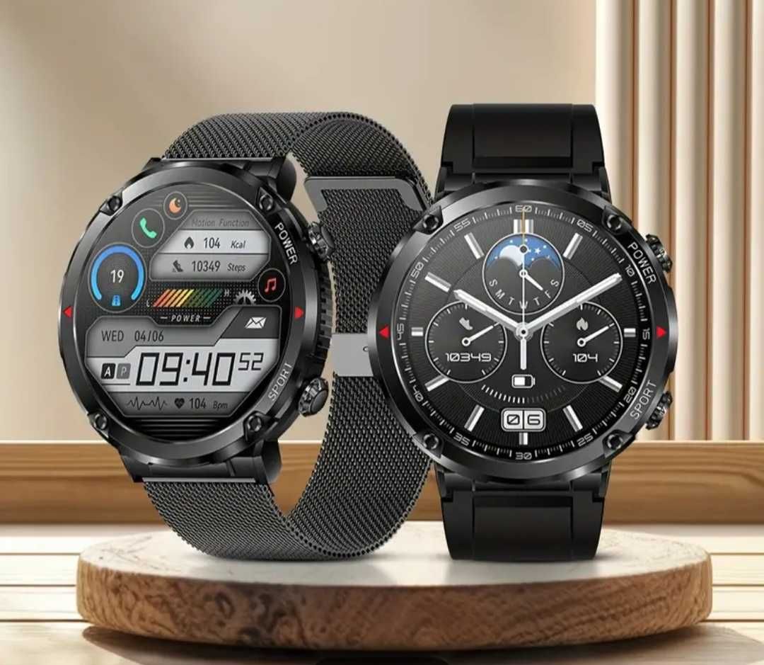 Nowy smartwatch 1,6 cala Amoled HD mocna bateria