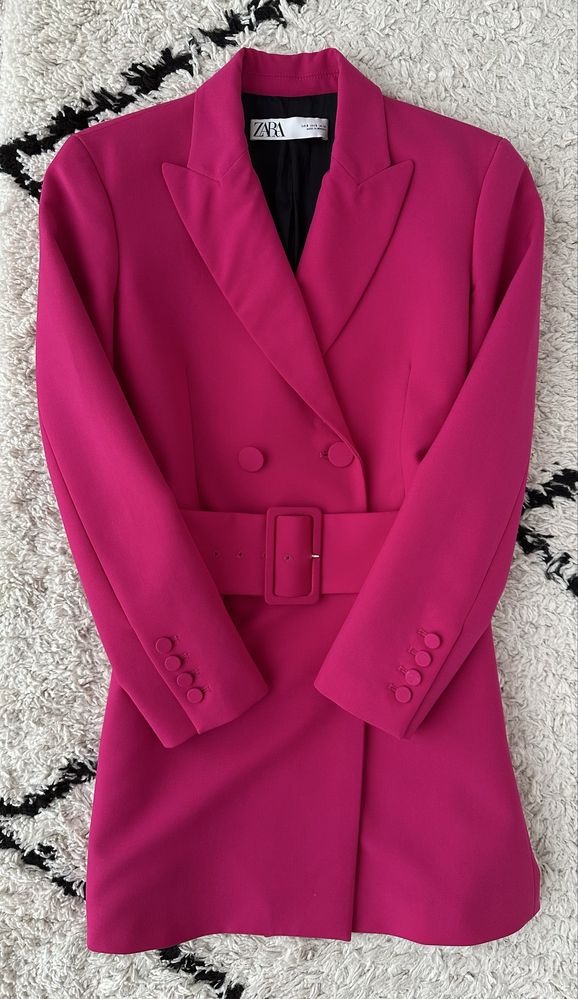 Vestido blazer fúcsia ZARA
