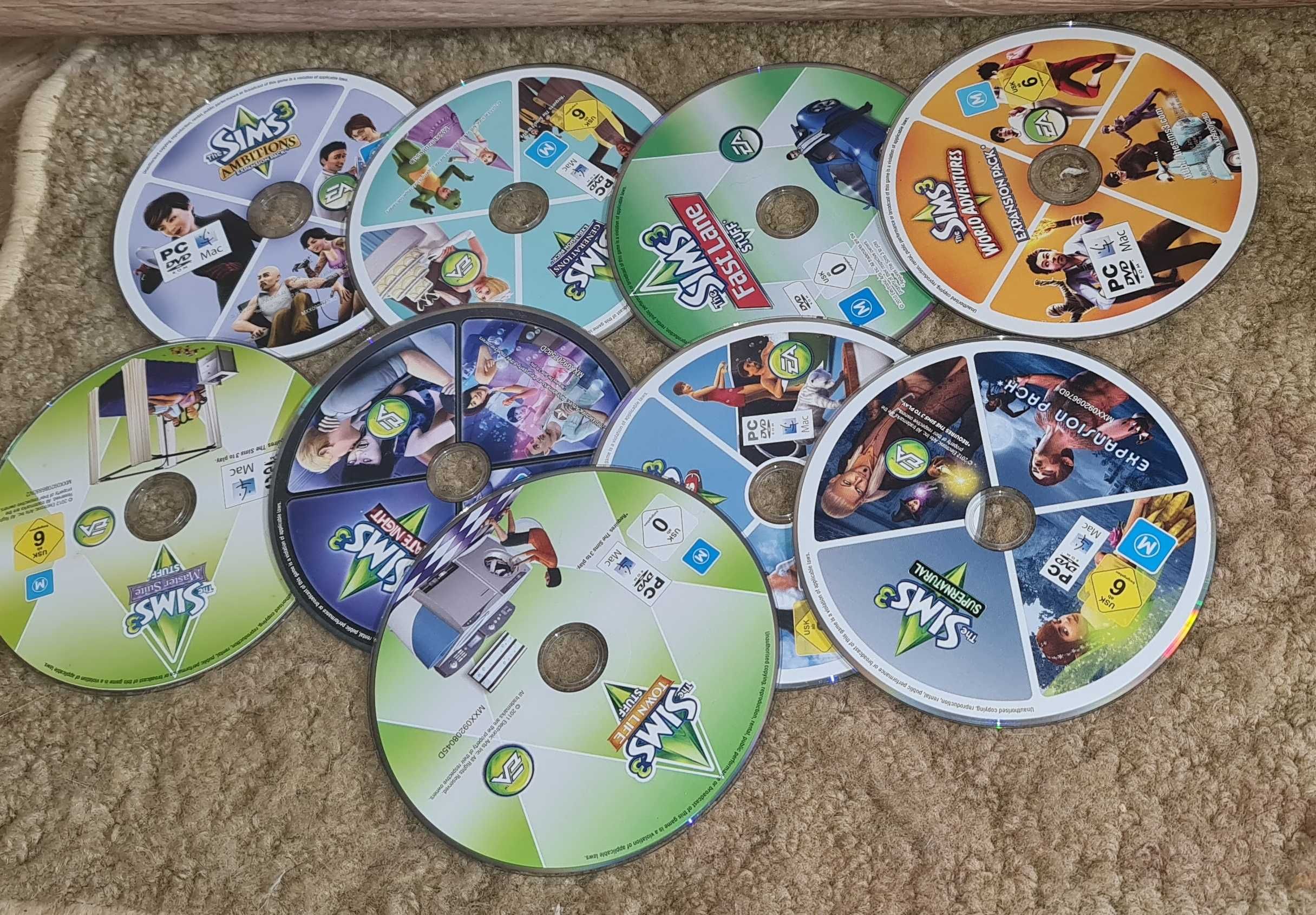The SIMS 3 Zestaw 9 DODATKÓW PC / PL