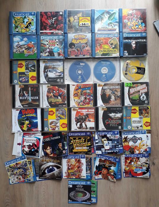 лот игр sega dreamcast - продажа только лотом