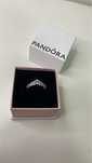Anel coroa pandora prata
