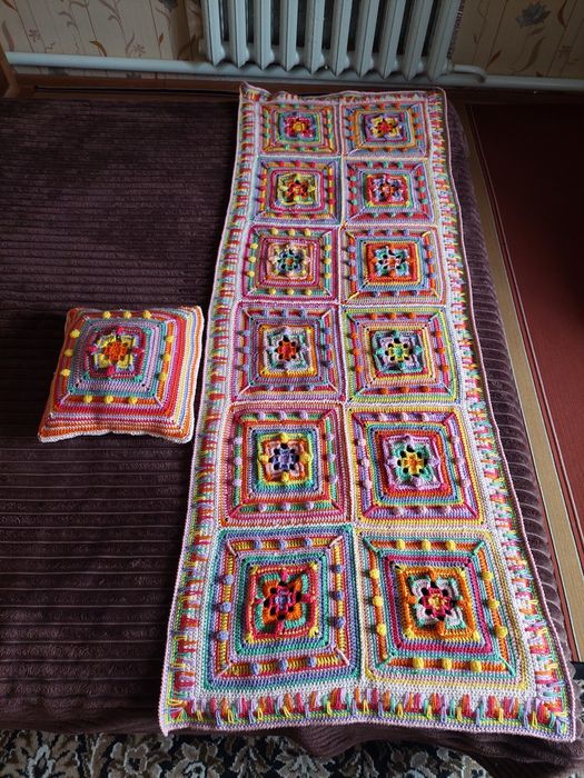 Веселковий ліжник і подушка