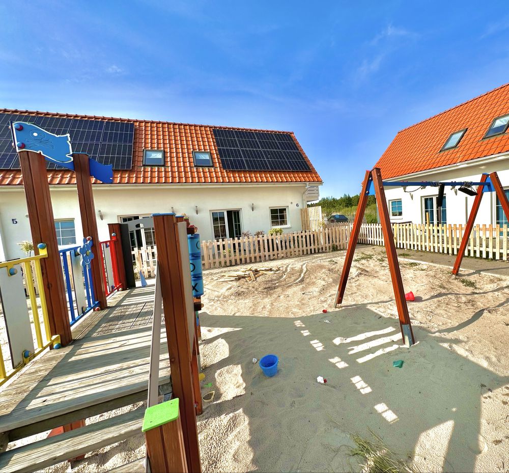 Domek Biały Lotos w Łebie -Styl, Cisza i Natura blisko Plaży i Centrum