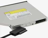 Переходник-адаптер USB 2.0-SATA (7+6)13pin DVD-CD-ROM (для ноутб.)