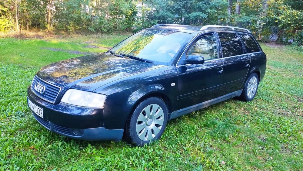 Audi A6 Avant Czarna Audi A6 C5 2.4 automat benzyna+LPG