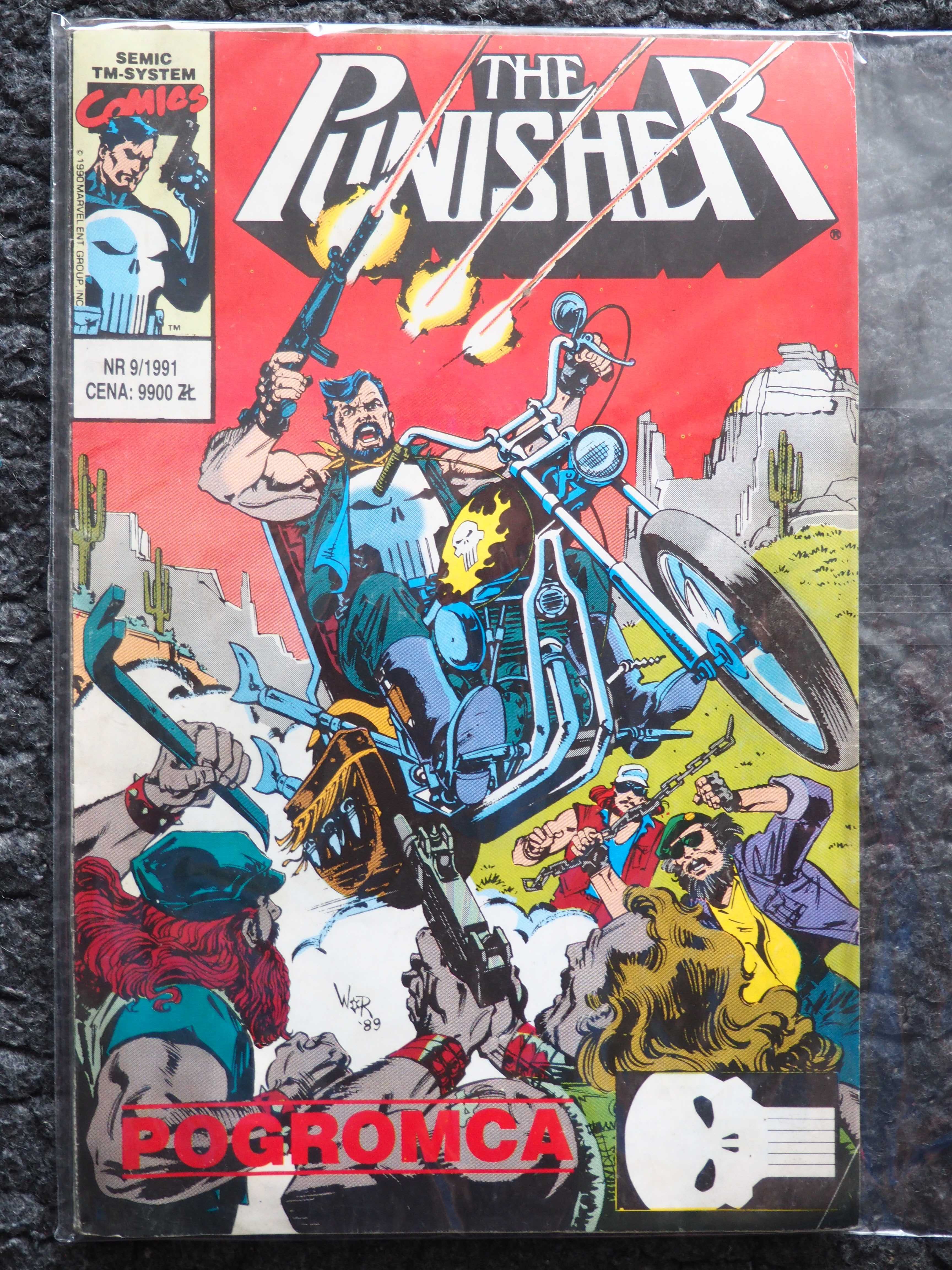 Komiks TM-Semic, The Punisher, 9 1991 stan bdb