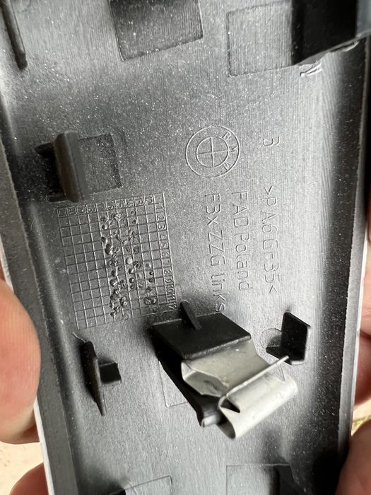 Продам накладки на ручки салона бмв ф30