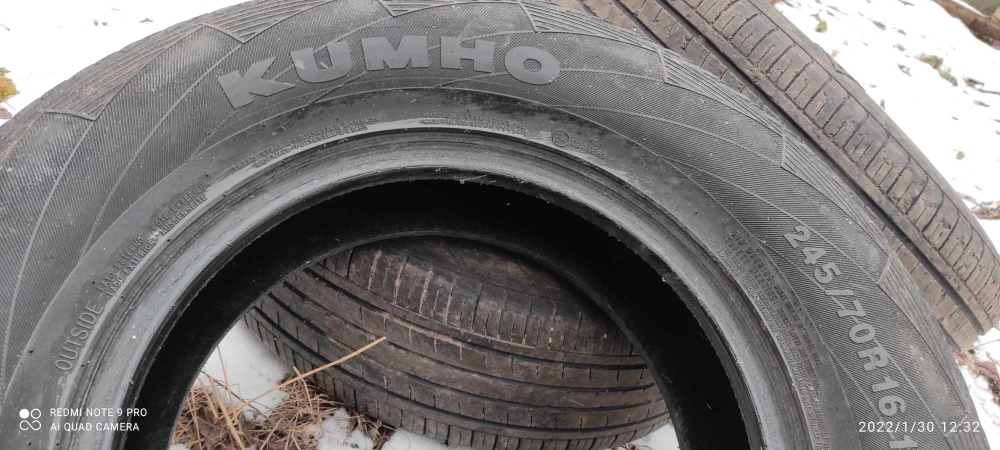 Продам шины размер 245/70 R 16