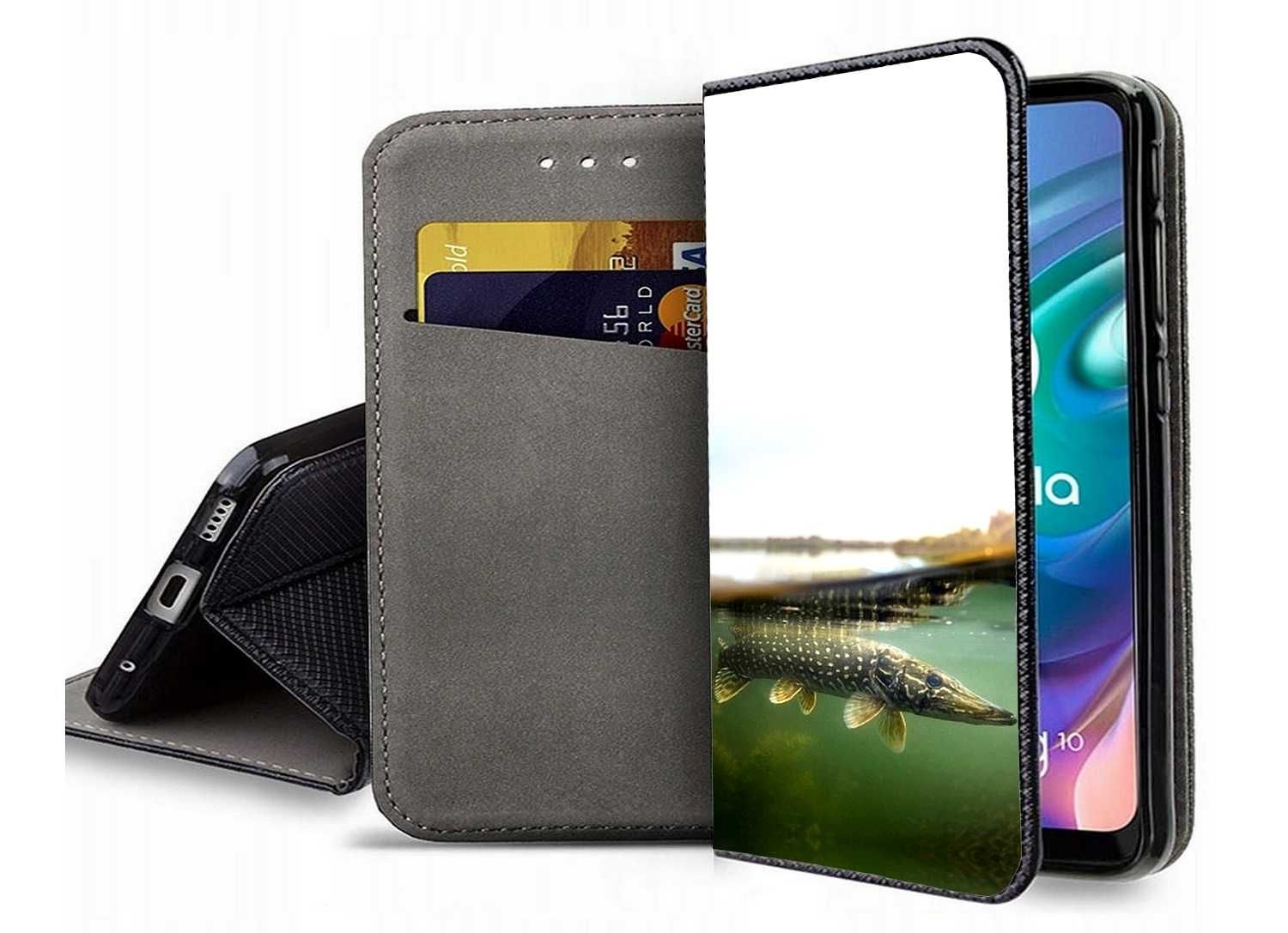 Etui zamykane szczupak iPhone Samsung Huawei Xiaomi Motorola