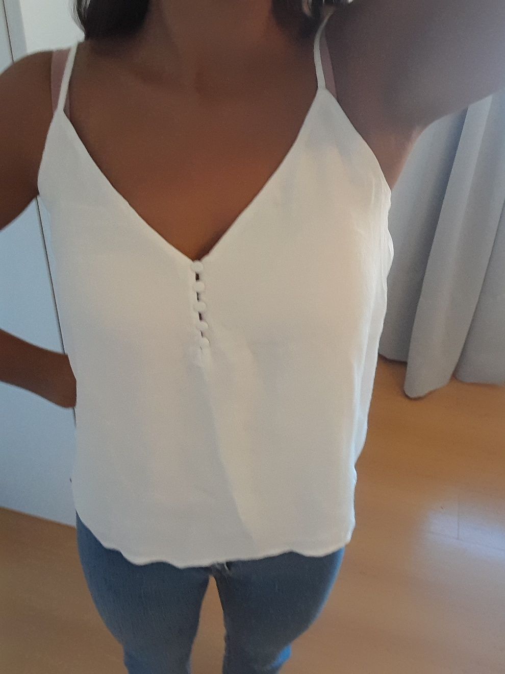 Blusa Branca stradivarius