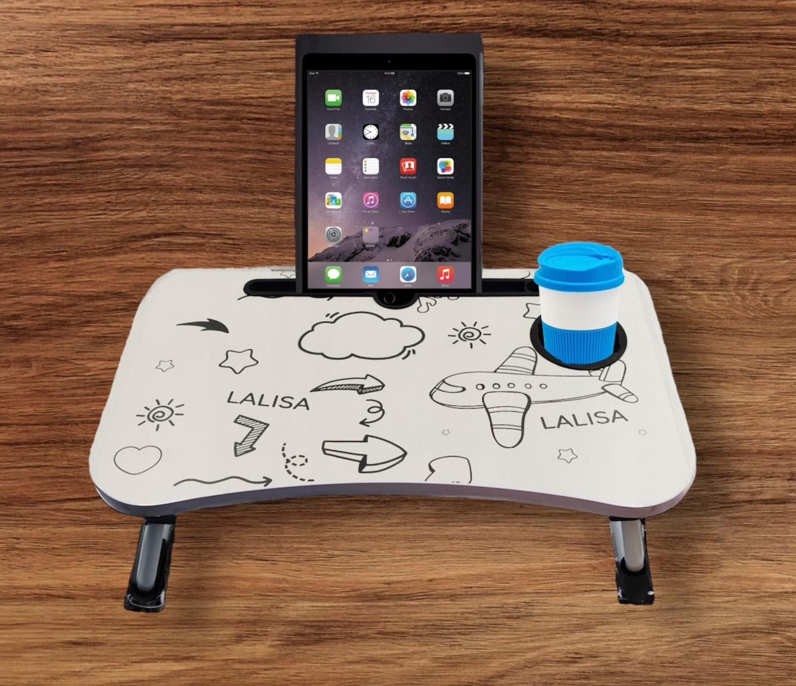 Stolik składany dla dzieci na laptopa na tablet do malowania prezent