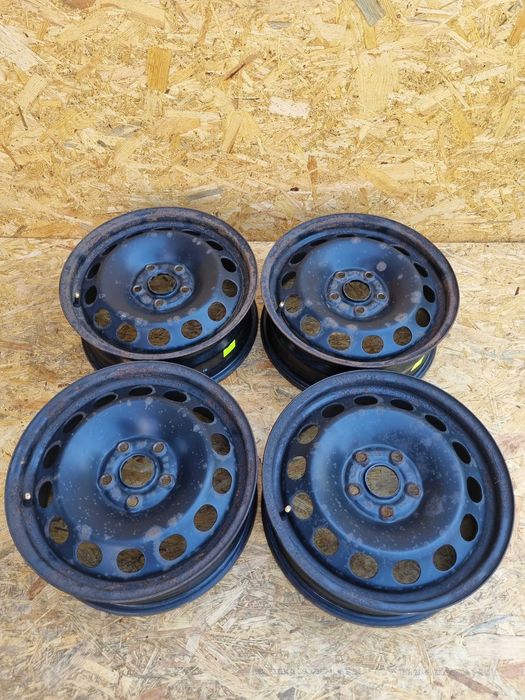 FELGI STALOWE 5x112 R16" 6J ET48 VW Golf Passat Touran Caddy Leon F179