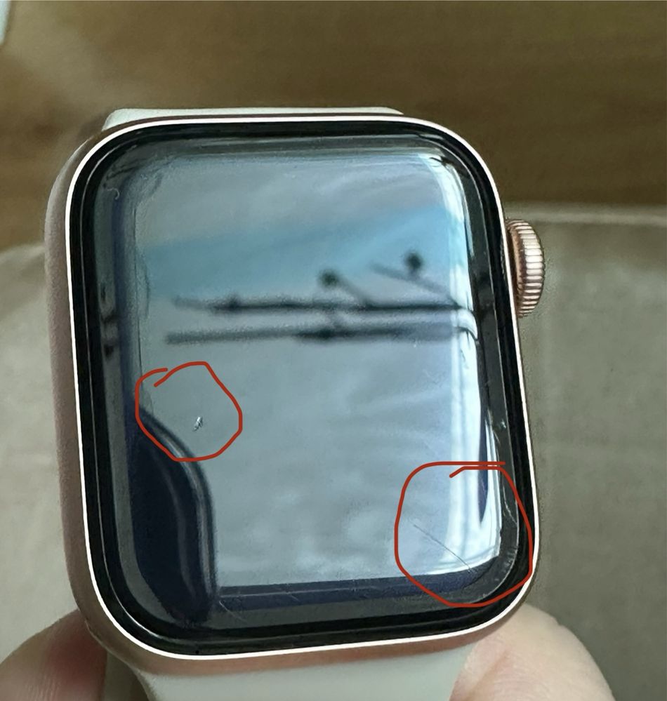 Apple watch SE 40 mm beżowy zestaw