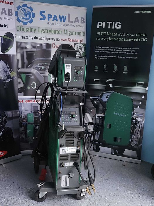 Spawarka Migatronic PI 400 Ac/dc TIG z podajnikiem drutu PULS
