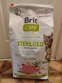 Сухой корм для котов свинина Brit Care Sterilized Cats Pork 7кг