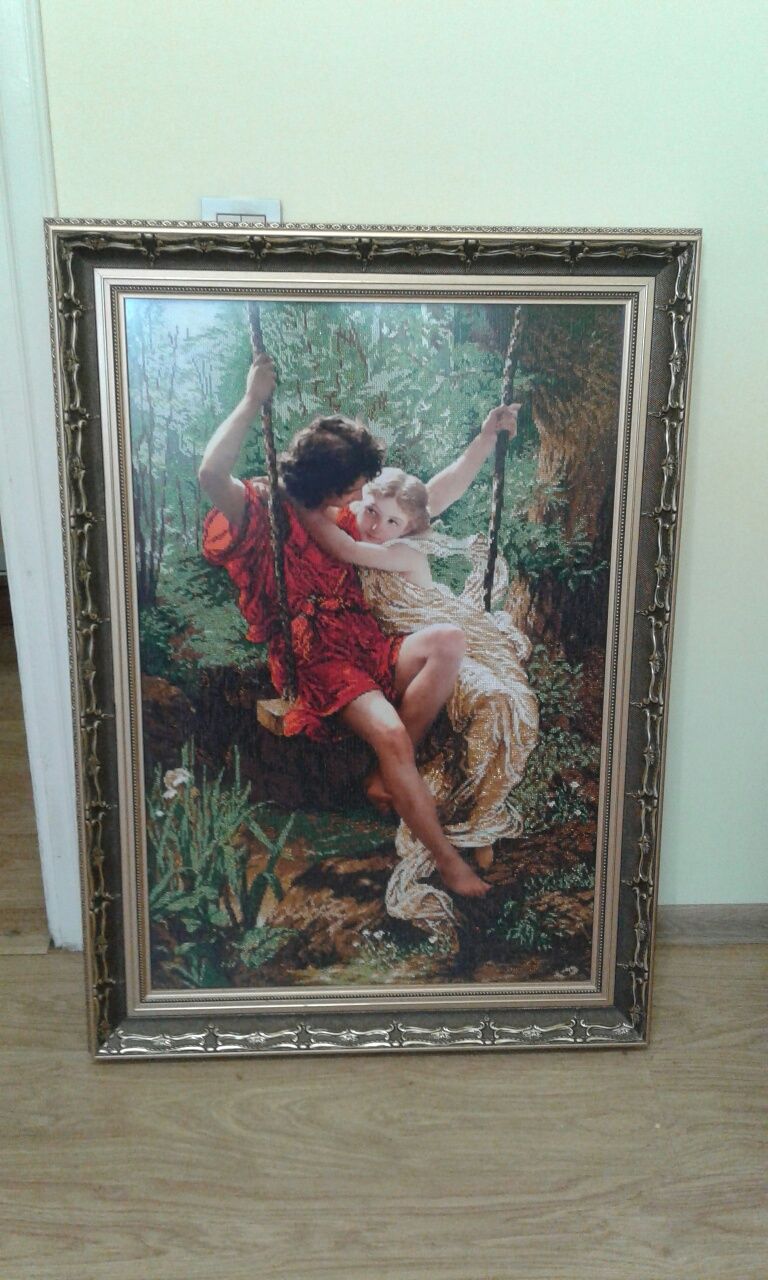 Картина ,,Springtime,, (по мативу картины Пьер Огюст Кот)