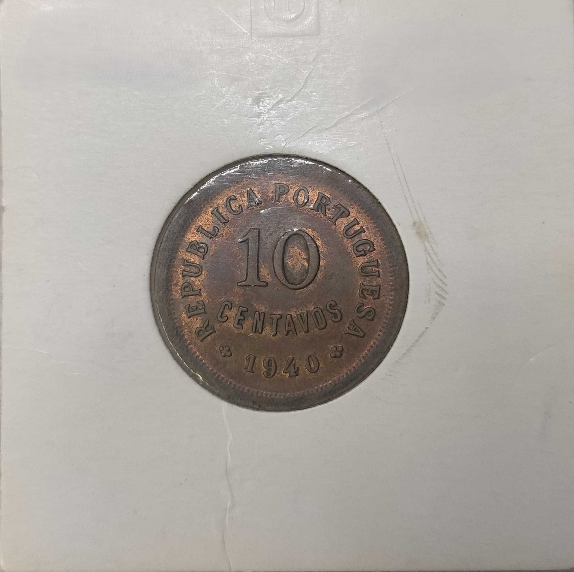 Moeda 10 Centavo 1940 como NOVA