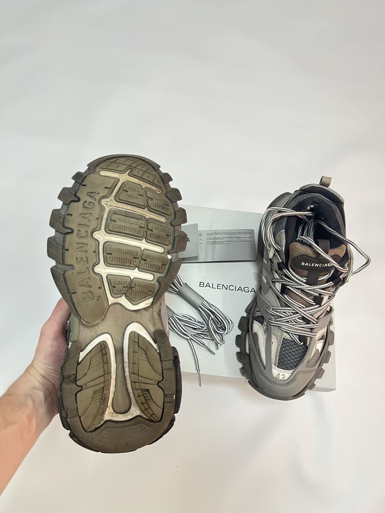 Кроссовки кросівки Balenciaga Track grey white opium archive 43s