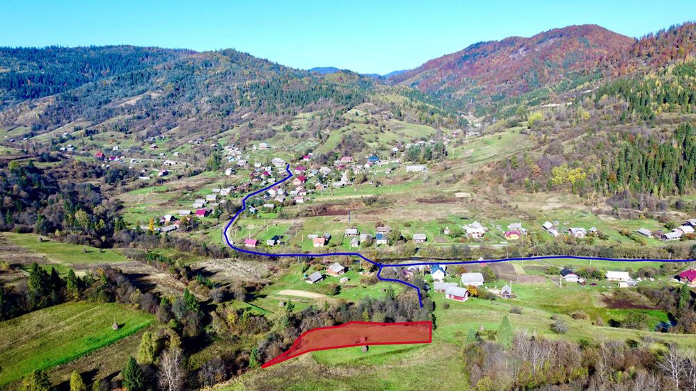 Продається земельна ділянка в Карпатах