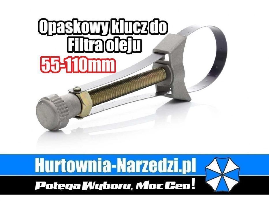 klucz Opaskowy do filtra oleju 55 - 110mm klucz taśmowy do filtra