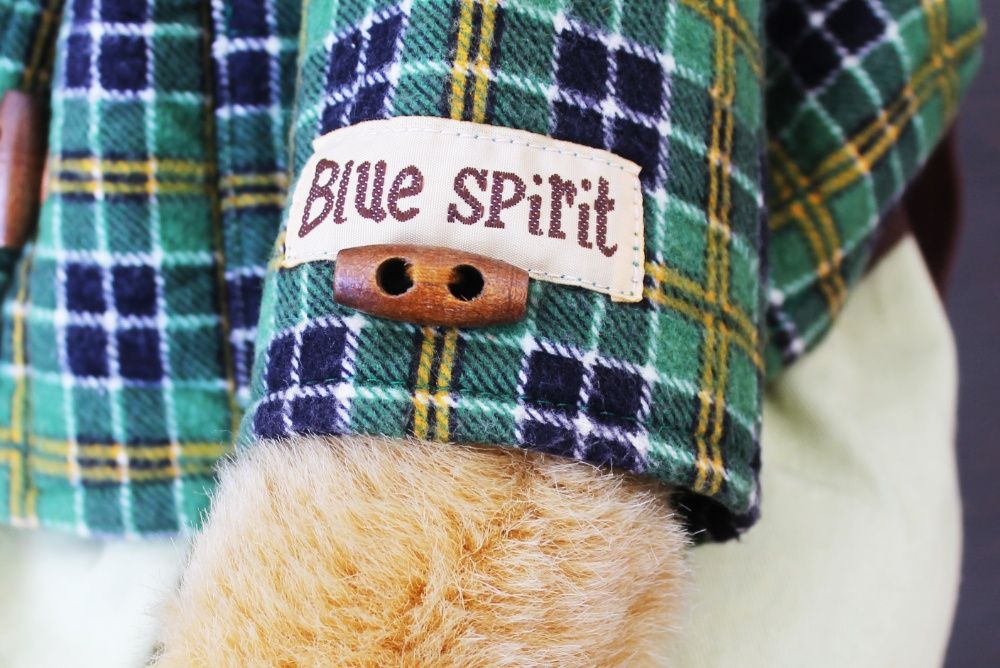 Peluche mochila de criança em forma de ursinho da Blue Spirit (NOVO)