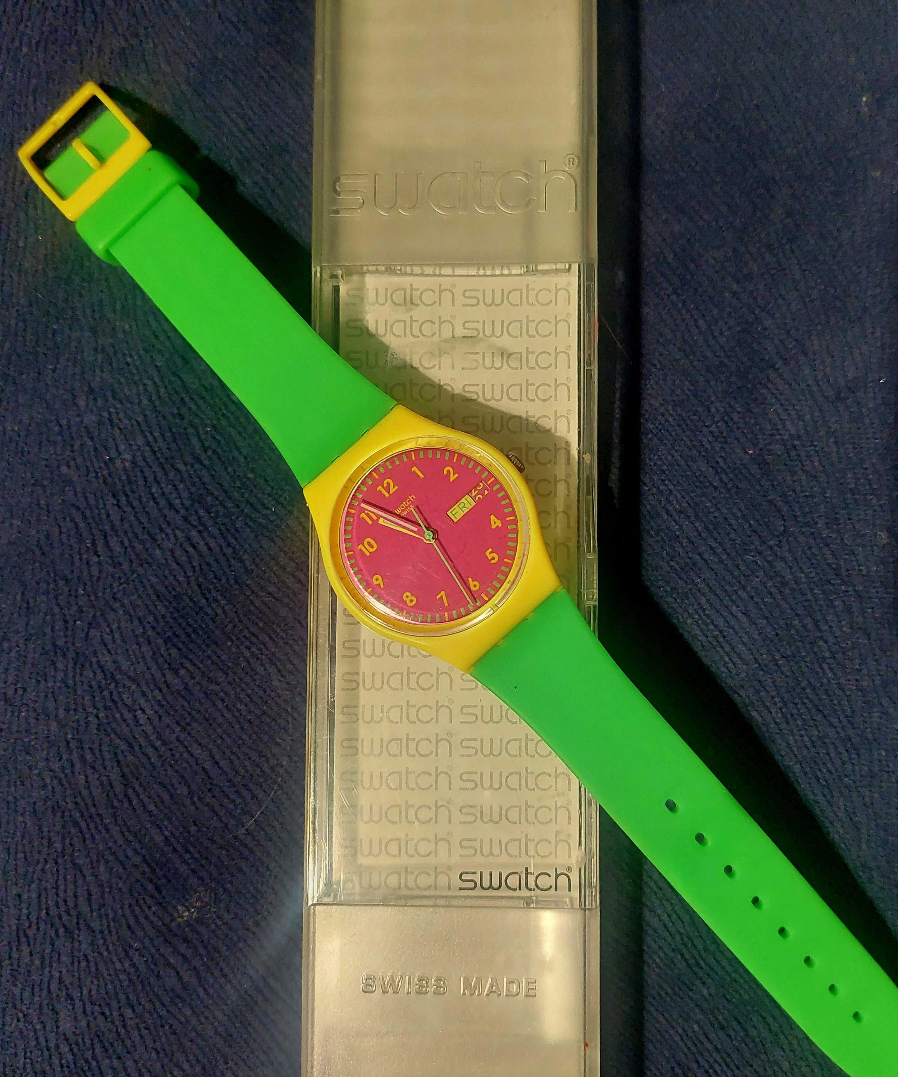 Zegarek marki Swatch Green Jelly GJ701