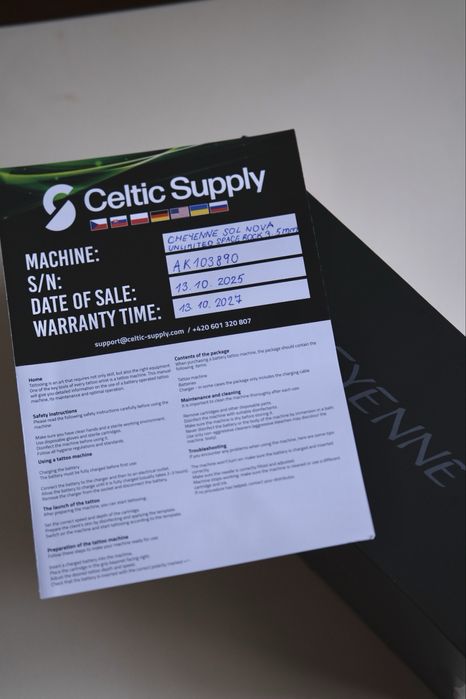 Тату машинка Cheyenne Sol Nova Unlimited 3.5