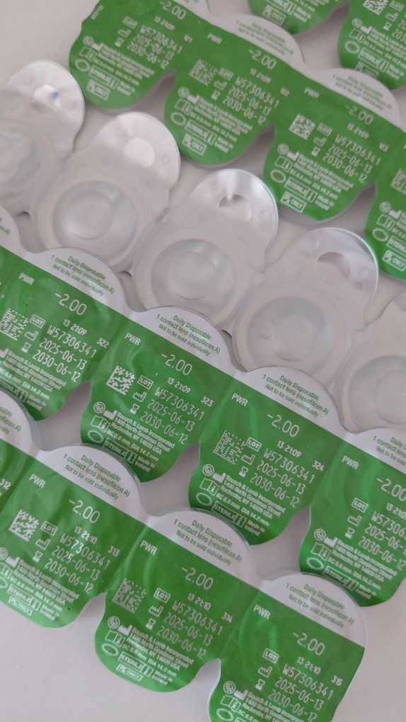 Контактні одноденні лінзи Biotrue. -2.00