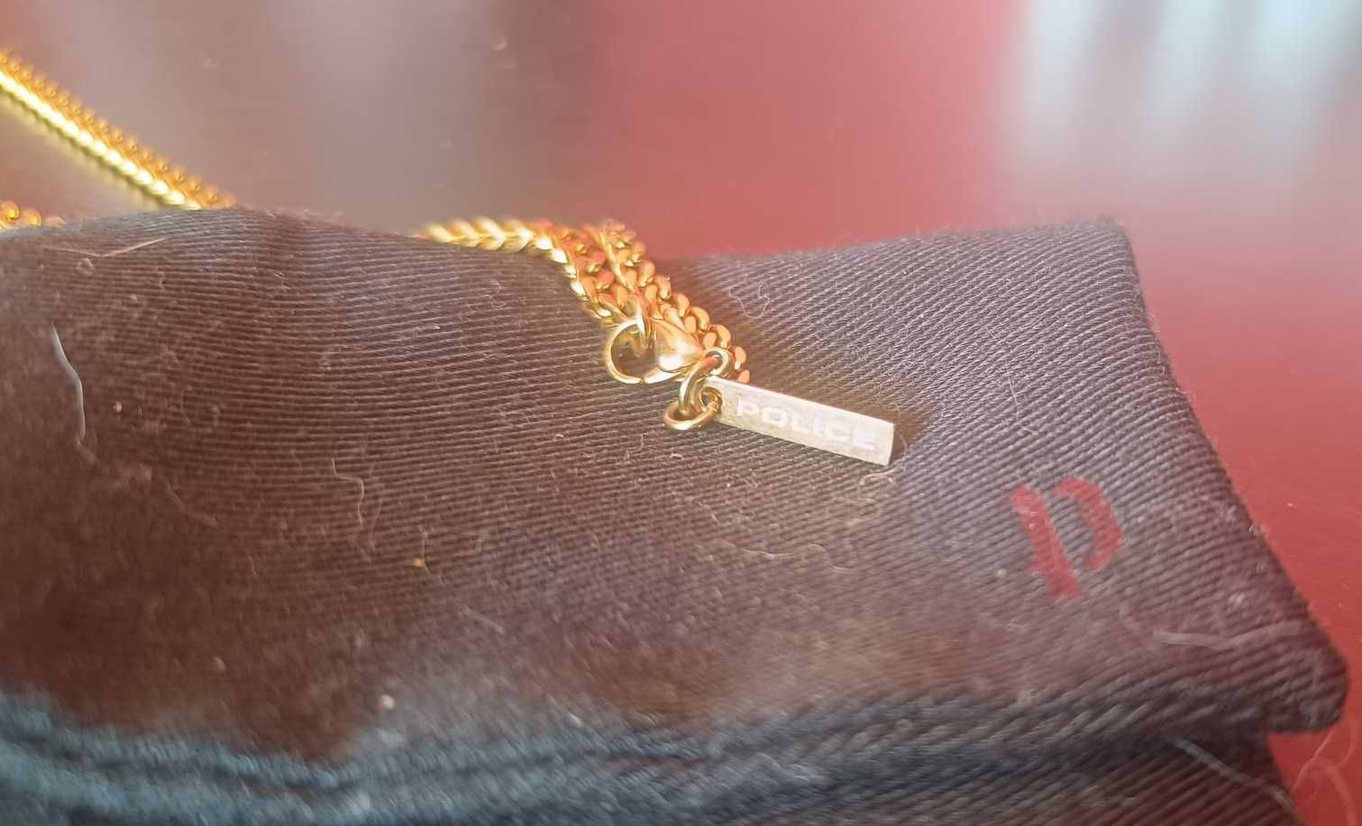 Fio corrente dourado  Marca Police