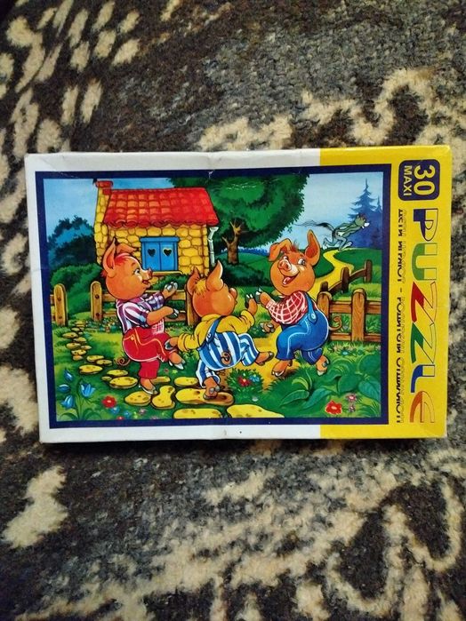 Продам пазлы для детей 3+ и 4+