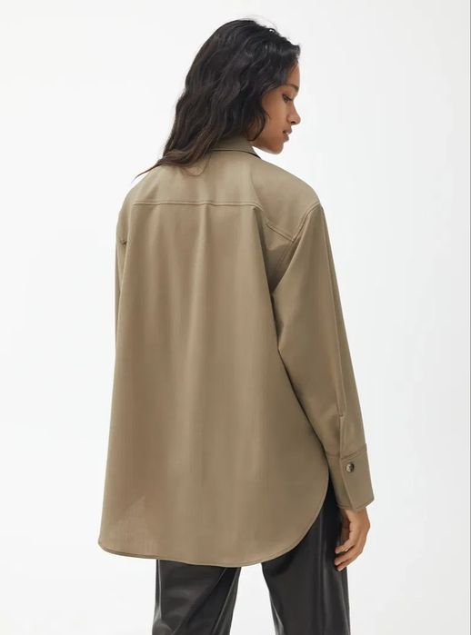 Arket жіноча сорочка оверсайз із шерстяної суміші