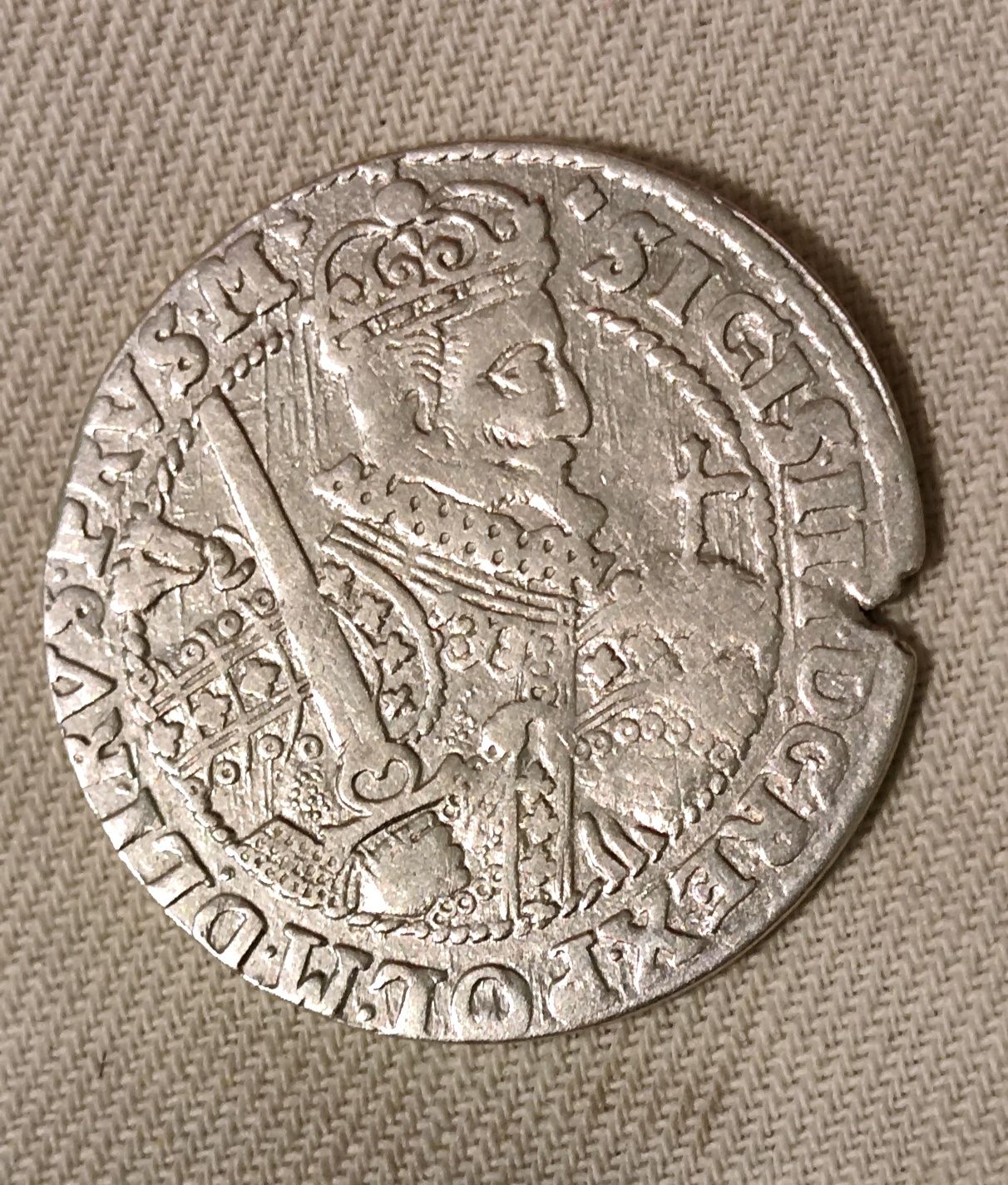 Штемпельний Коронний орт 1622 р.