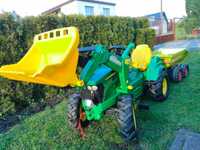 Rolly Toys Traktor Na Pedały John Deere 7930 + przyczepa