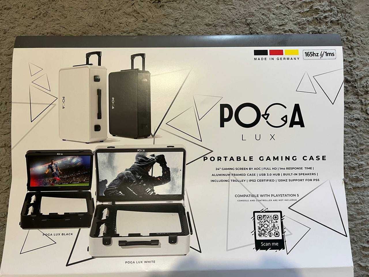 POGA LUX - walizka gamingowa