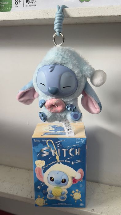 М'яка іграшка Стіч сюрприз Stich Labubu Лабубу брелок Стич