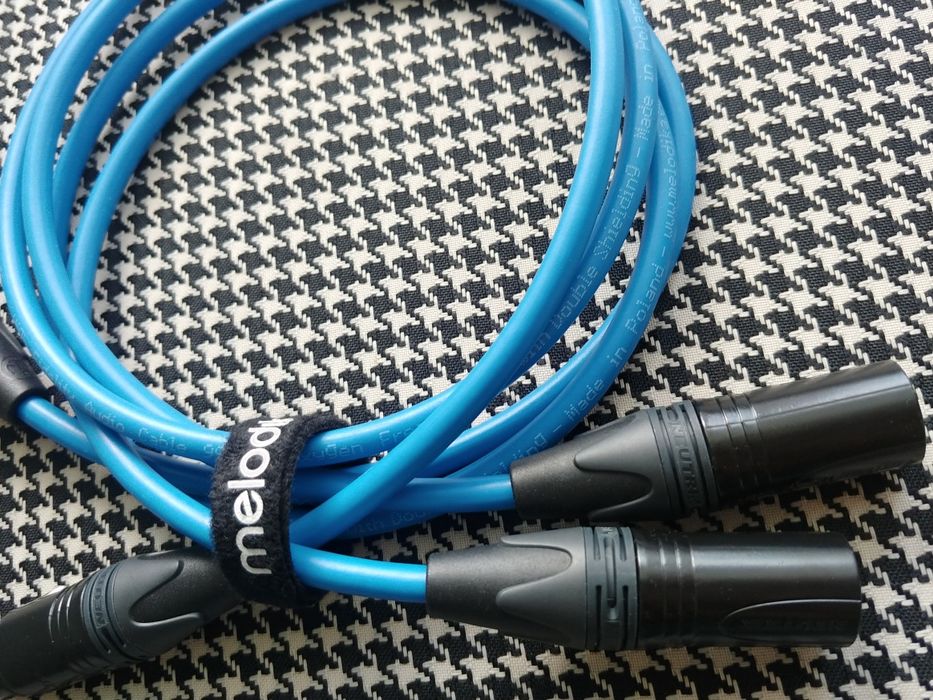 Melodika SBC1230 Sky Blue 2x XLR 1m Interkonekt Neutrik