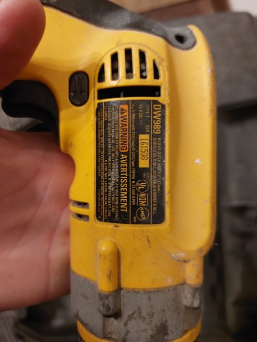 DeWalt wiertarko wkrętarka DW989 Heavy Duty XRP 1/2