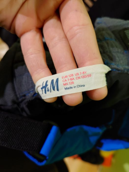 zimowe spodnie dziecięce 7-8 lat rozmiar 128