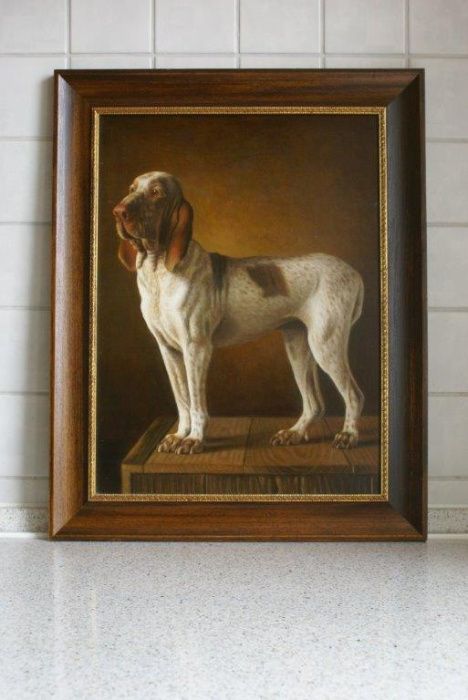 Obraz olejny - portret psa