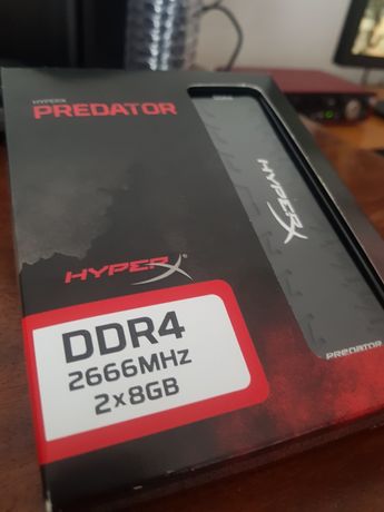 Memória RAM 2x8GB 2666MHz DDR4 HyperX Predator