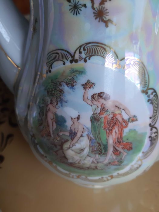 Сервіз мадонна Oscar чайний Оскар цукерниця чайник ГДР частина