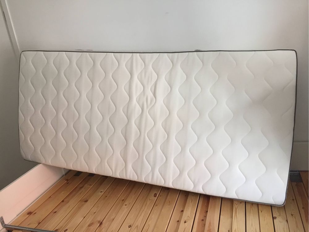 Colchão de espuma firme branco 90x200cm GERESTA IKEA