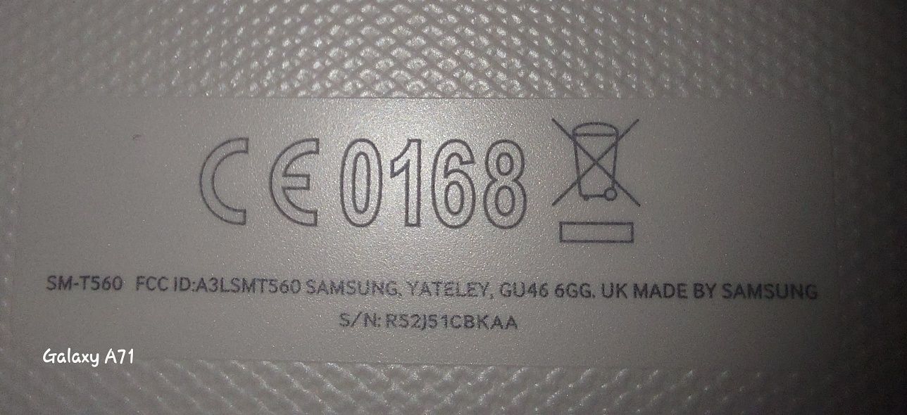 Tablet Samsung Galaxy Tab E SM-T560