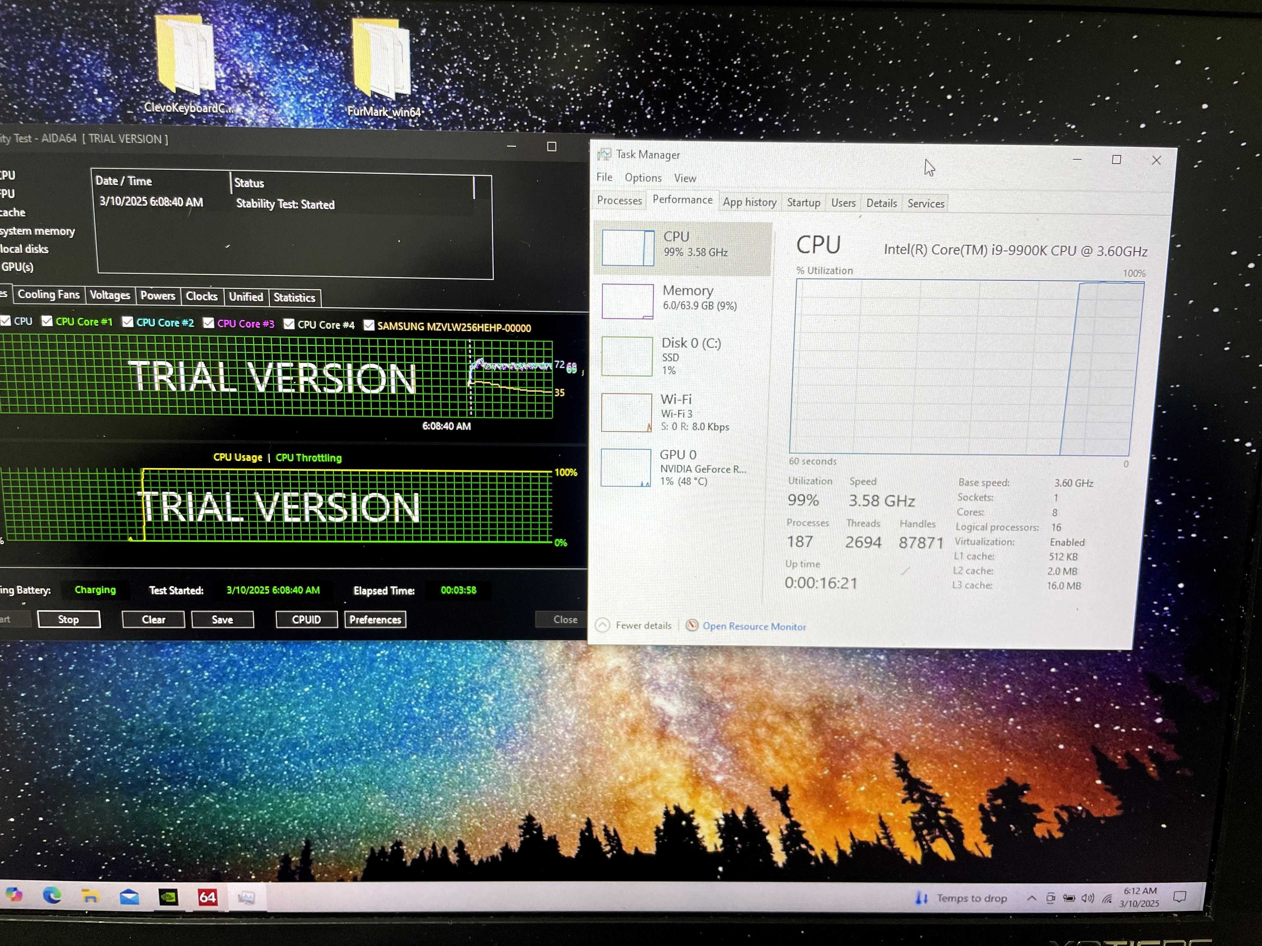 Ігровий ноутбук Clevo Р751ТМ1 от XOTIC PC i9 9900K/64gb/rtx2060 6gb