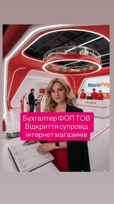 Бухгалтер Н7 ФОП ТОВ ПДВ супровід бізнесу без стресу та штрафів
