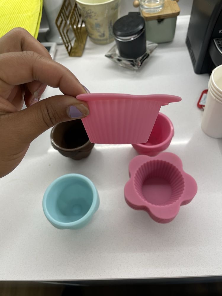 Moldes silicone pastelaria muffins/queques/pudins