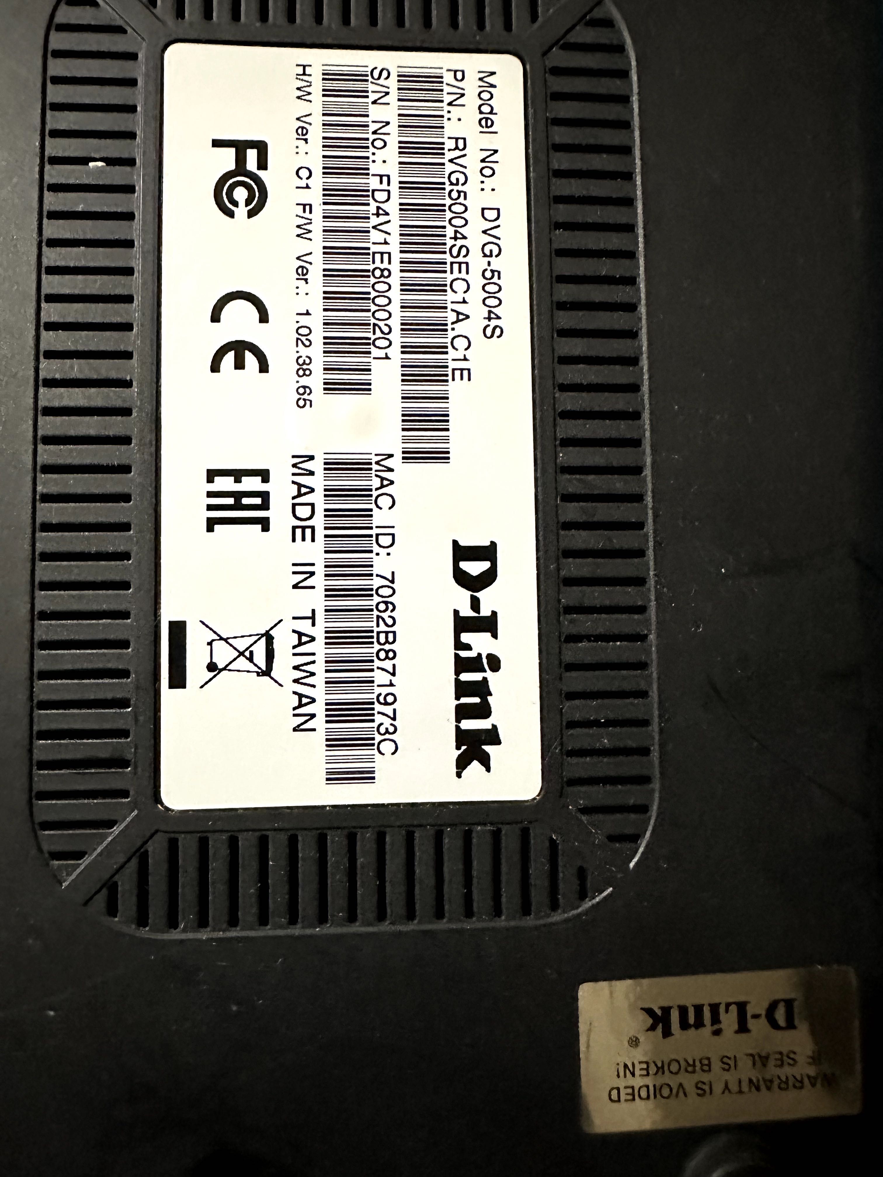 VoIP-шлюз D-Link DVG-5004S